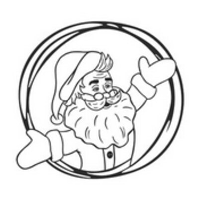 santa happy Decal Sticker for tumblers walls cars trucks windows wood metal plastic plates cups christmas gifts - image1